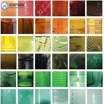 Architektonisches tief geätztes Kunstwerk Glaswand Basketweave Fused Cast Glass Fusing Art Glass 5
