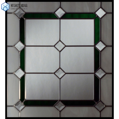 Dekorative Tür Kristallkunst Malerei Glas undurchsichtige farbige Bleiglasplatte