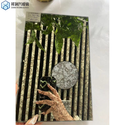 Silberfarbe Antike Spiegel Glas Großer Vintage Wandspiegel für Hotelmöbel