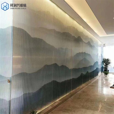 Quadratisch gefärbter Ultra-Clear-Festglasziegel für gefrorene Trennwände Kristallziegel