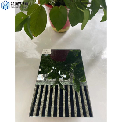 Möbel extra groß antiker Stil Silber Quadrat Wandspiegel für Wohnzimmer