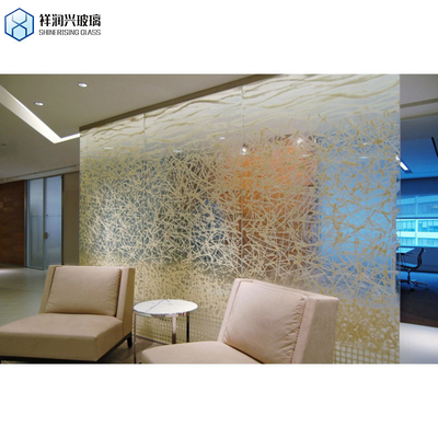 Ultra-Clear Transparent Quadrat Hohl Glas Ziegel Kristall Badezimmer Trennwände Netz Rot Ziegel Farbe Ziegel Hintergrund Wand gemacht