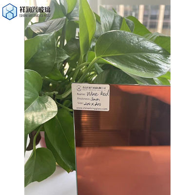 Flot-Farbglas Dekorationsspiegel Glas 2 mm 3 mm Wanddekorationsglasblatt