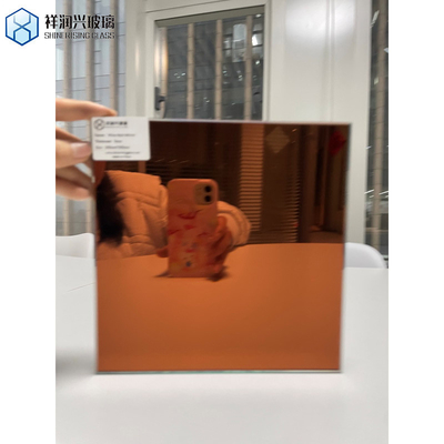 Goldfarbiger Silberspiegel und Farb-Aluminium-Wandspiegel-Glasblech Klares Schwimmglas
