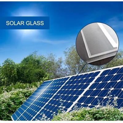 Hochtransparentes Solarpanel Niedrig-Eisen-gehärtetes Glas für Solarglas