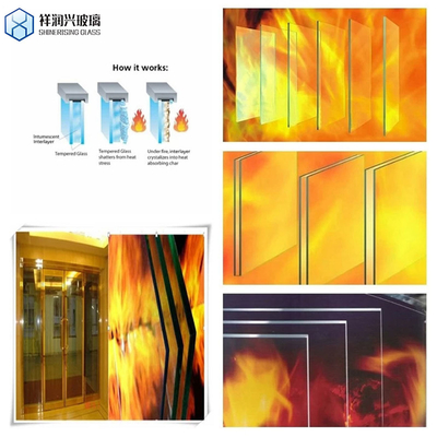 4mm Kamin Tür Wärmebeständig Kamin Keramikglas nach Kundenanforderung