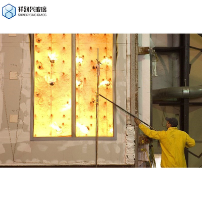 Flachpoliertes Feuerglas 4 mm 5 mm Klares durchsichtiges gehärtetes Keramikglas Kamin