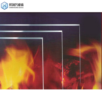 Flachpoliertes Feuerglas 4 mm 5 mm Klares durchsichtiges gehärtetes Keramikglas Kamin