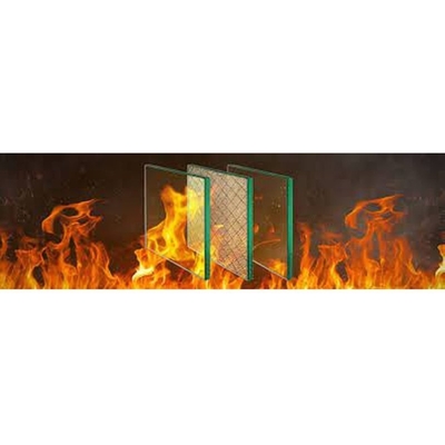 1830*2440/2140*3300/2440*3660 Klares feuerfestes Sicherheitsglas für den hohen Bedarf