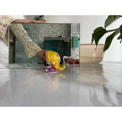 Schneiden verarbeitete dekorative Glas Spiegel Wandplatte mit modernem Stil und Tempering