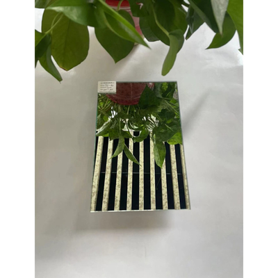 Schneiden verarbeitete dekorative Glas Spiegel Wandplatte mit modernem Stil und Tempering