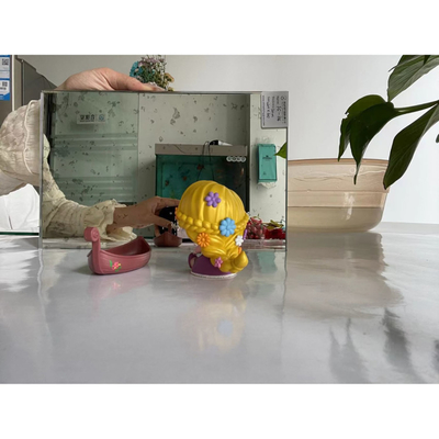 Schneiden verarbeitete dekorative Glas Spiegel Wandplatte mit modernem Stil und Tempering