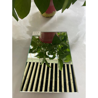 Schneiden verarbeitete dekorative Glas Spiegel Wandplatte mit modernem Stil und Tempering