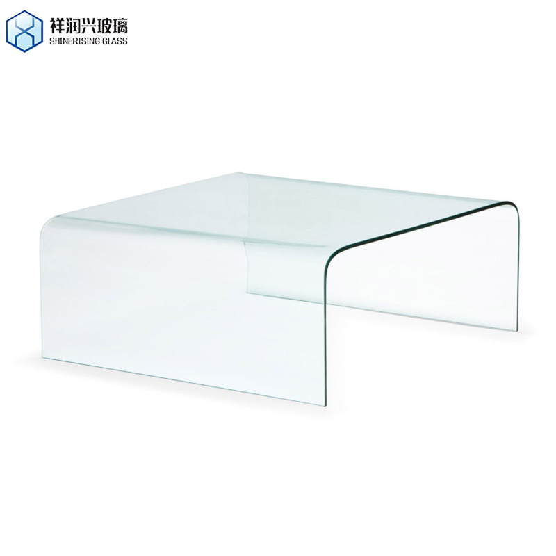 5mm 6mm 8mm 10mm 12mm 15mm 19mm geschwungenes Flachgehärtetes Glas für Außenanlagen