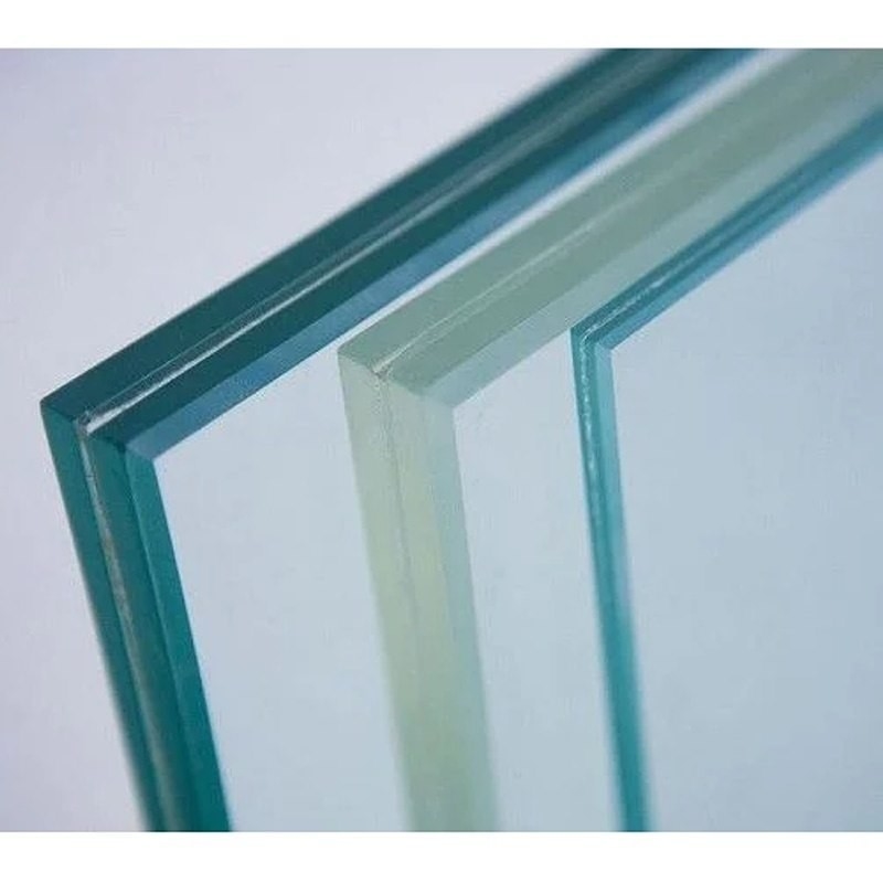 Gehärtetes laminiertes Flachglas für Schwimmbad in klarblau-grün-grauer Float-Design