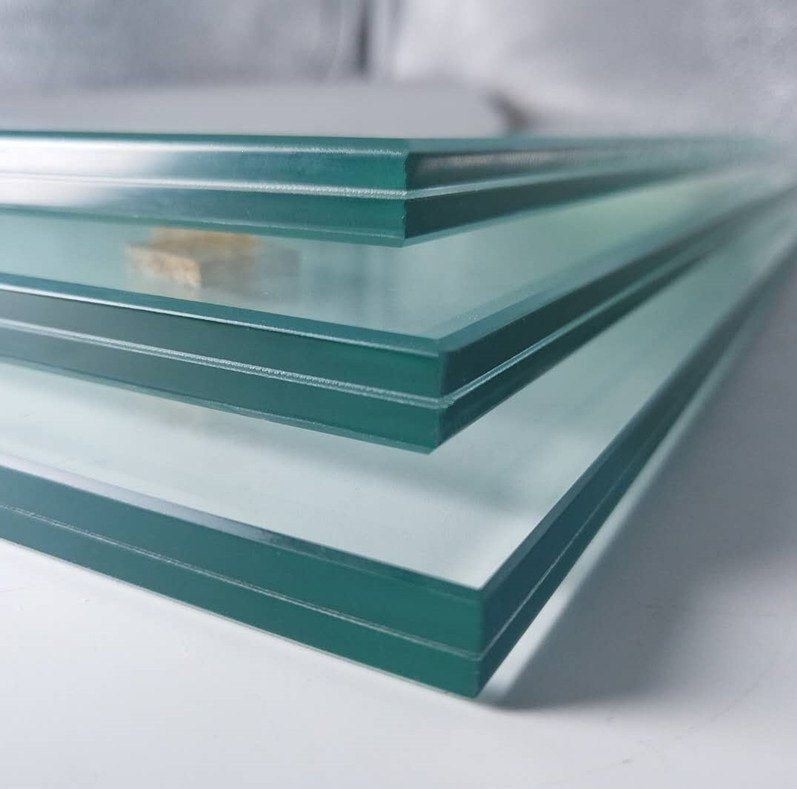 Lamierte Glas 10,38 mm Klarfarblos, gegossen, PVB-Schwimmblättern