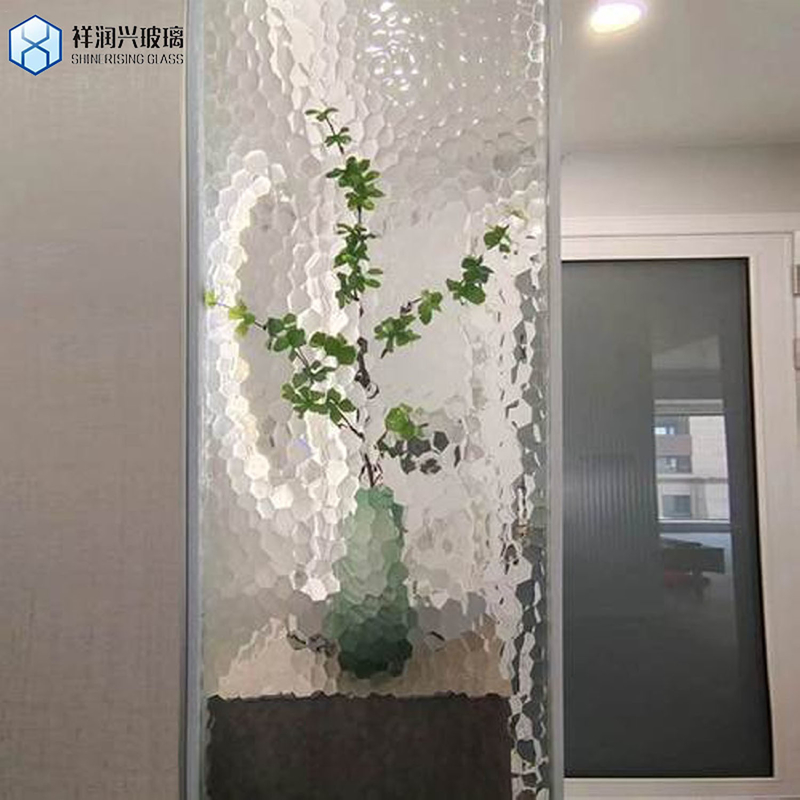 2mm-8mm Normal Clear Moru Muster Glas für Einzelglas Drahtglas/Dekorativglas/Badglas