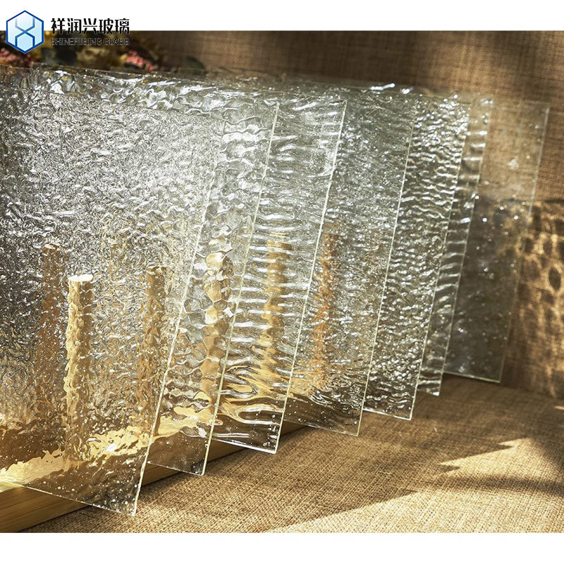 Klare Bronze Karatachi Qingdao Scheinende Nebelblume Flora Fluted Musterglas 7-14 Tage