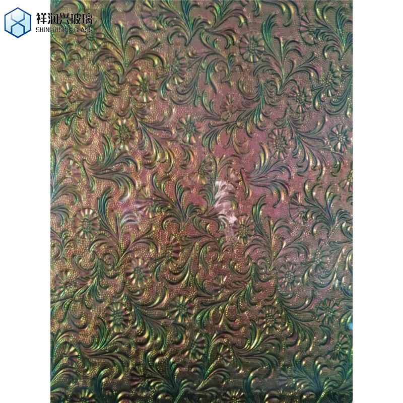 Feste Farbe 190*190*80mm klare Muster Hohler Glasblock/Ziegel mit SGS-Zertifikat