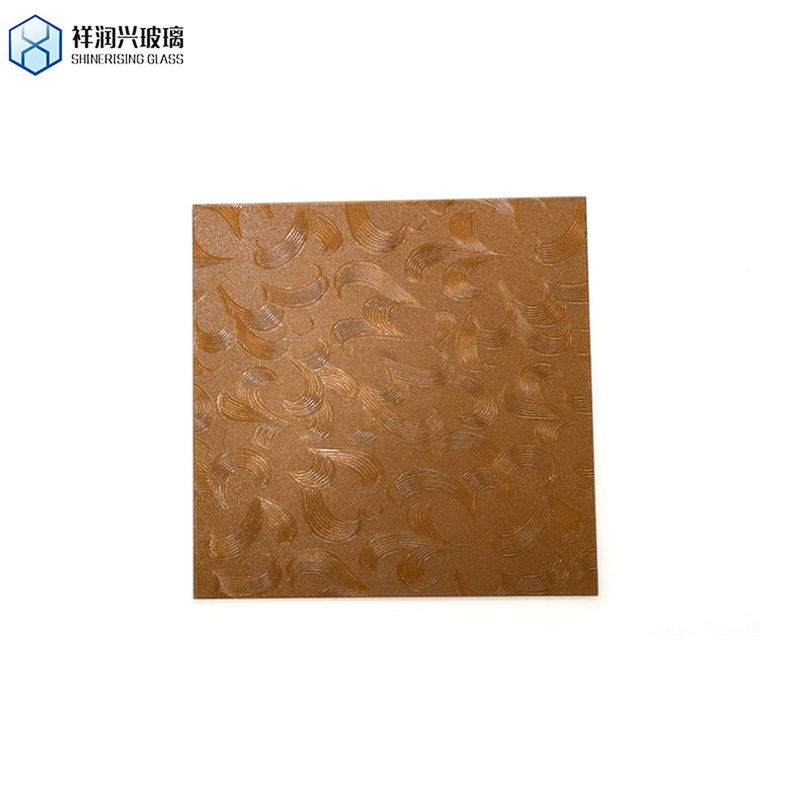 2mm 3mm 4mm 5mm 6mm 8mm 10mm Ultra-Clear Float Glass Braun geprägtes Glas für Gebäude