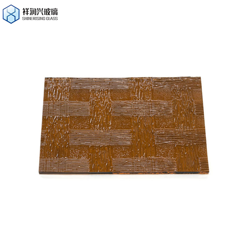 Massivfarbenes braunes Glas mit Musterlicht 3 mm 5 mm 1830*2440 flacher belgischer Stil