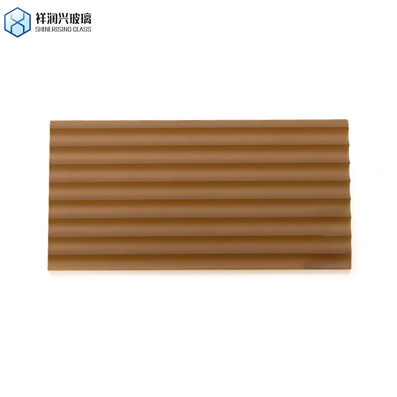 3mm-8mm geprägte Glasfigur Fluted Glasblech für Möbel und Innenwand Tür