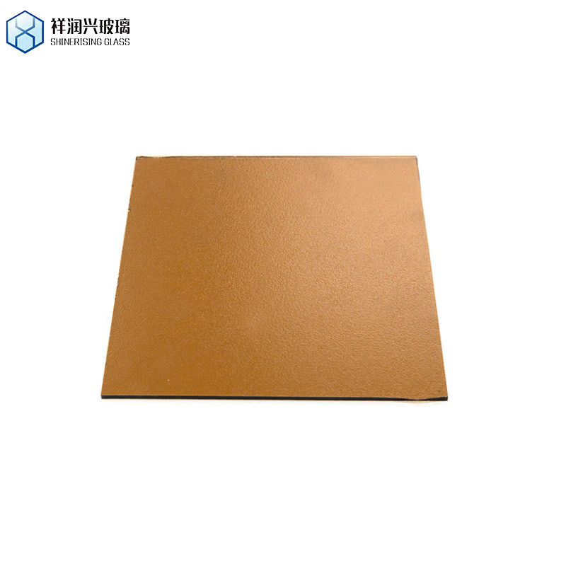 3mm 5mm 1830*2440 Scheintechnik Muster Glas Dekorationsglas Wand Braun Aufgesticktes Glas
