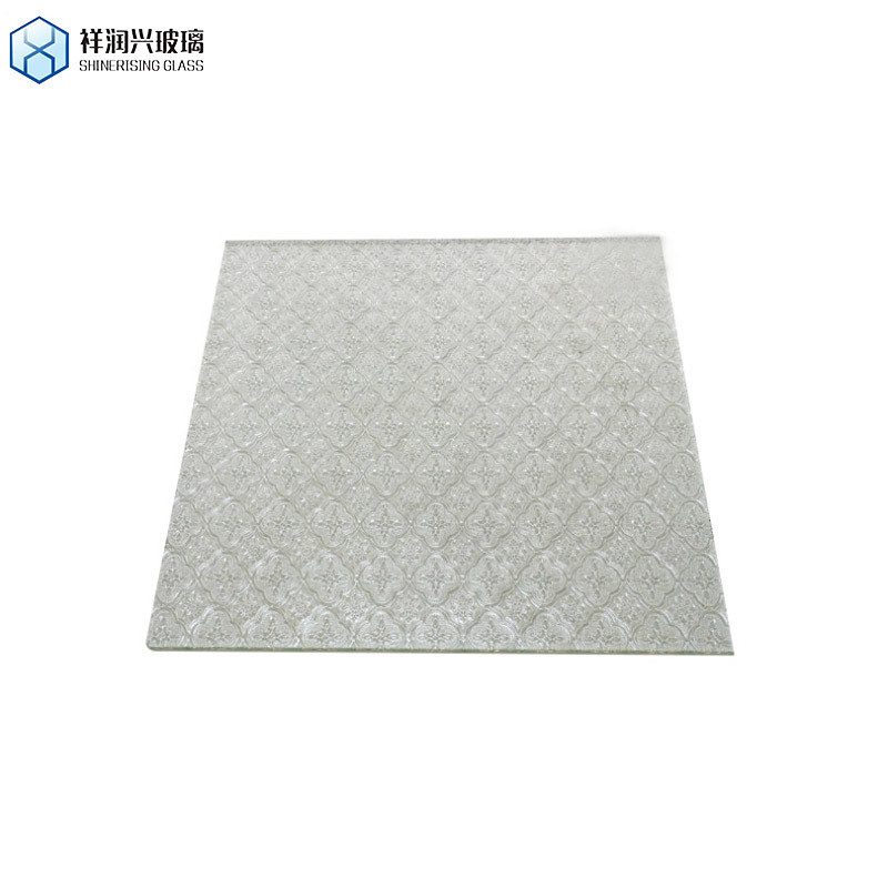 Klares Flora-Glas mit Muster 3mm 4mm 5mm für Badfenster von Chinhilla Glasschina