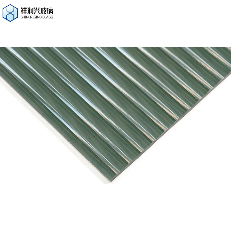 ISO-zertifizierte 3mm-8mm Fluted Glass für Möbel und Wanddekoration