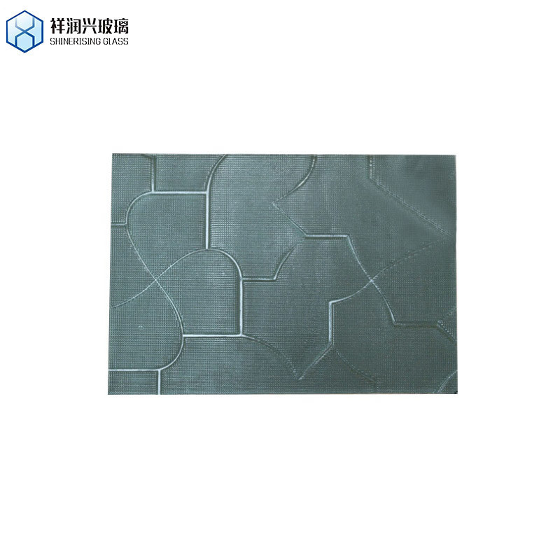 Musterglas 4mm 6mm 8mm 12mm individuell gestaltete Figur Glas gehärtetes Glas Begonienmuster
