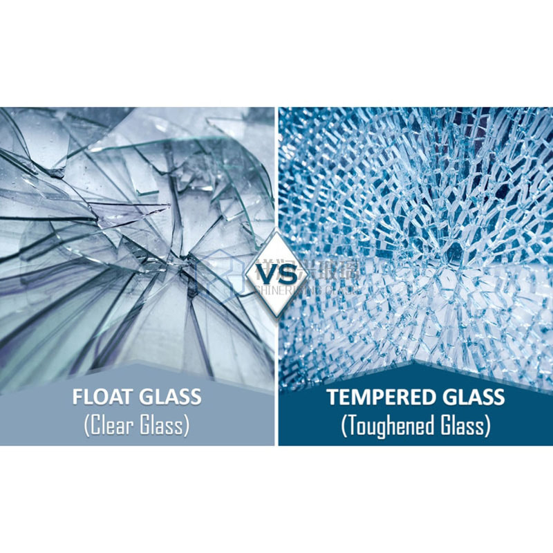 Gehärtetes/gehärtetes Sicherheitsglas 3 mm 4 mm 5 mm 6 mm 8 mm 10 mm für Fenster und Türen