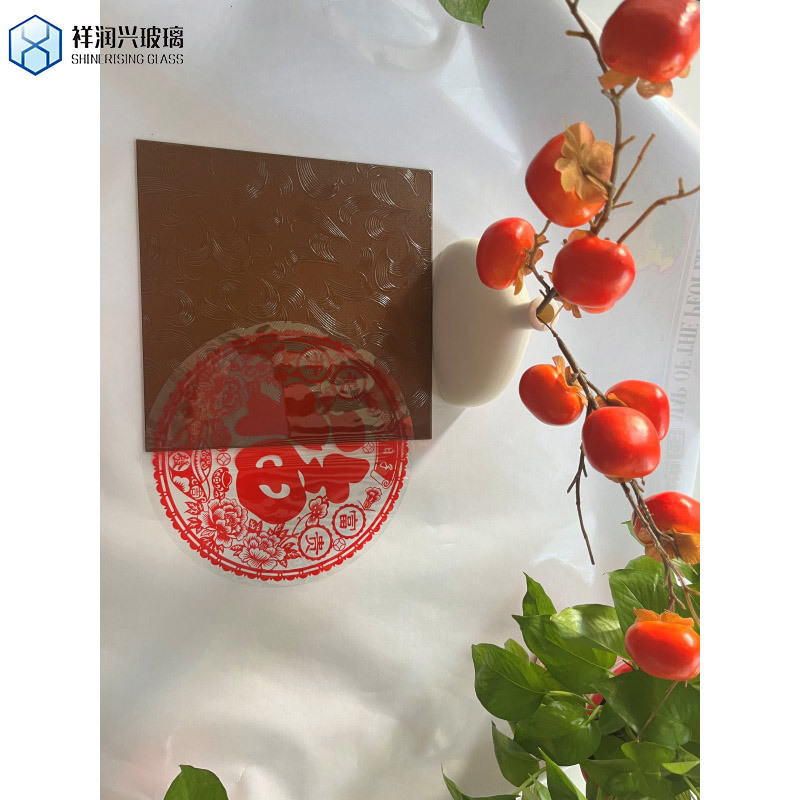Anpassung Braun/Bronze Farbe Musterglas/Rollglas/Figurglas mit verschiedenen Designs