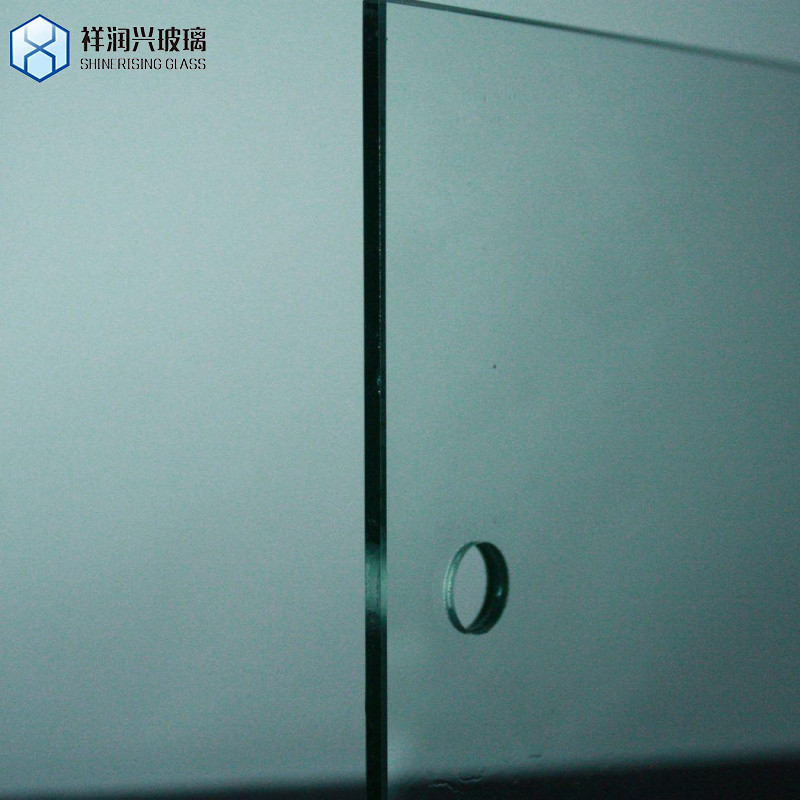 Custom 0.2-10mm Dicke Flachgehärtetes Glas Panel mit Flachpolierten Rand Arbeit