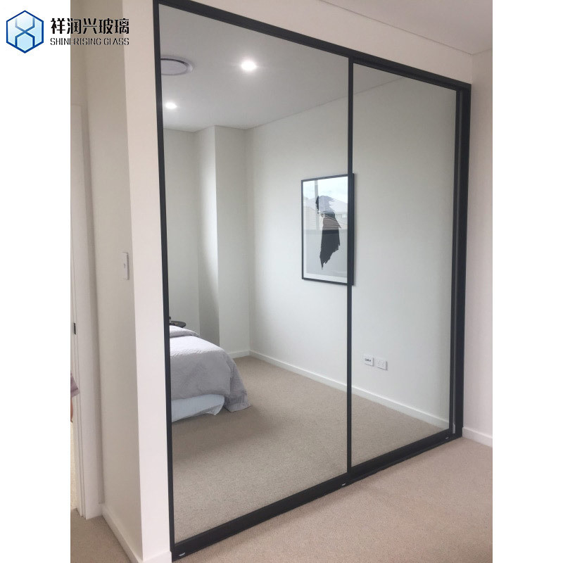 Hotelmöbel Silberveredelung Aluminium beschichtet Float Glas Spiegelblatt 1,8 mm 2 mm 3 mm