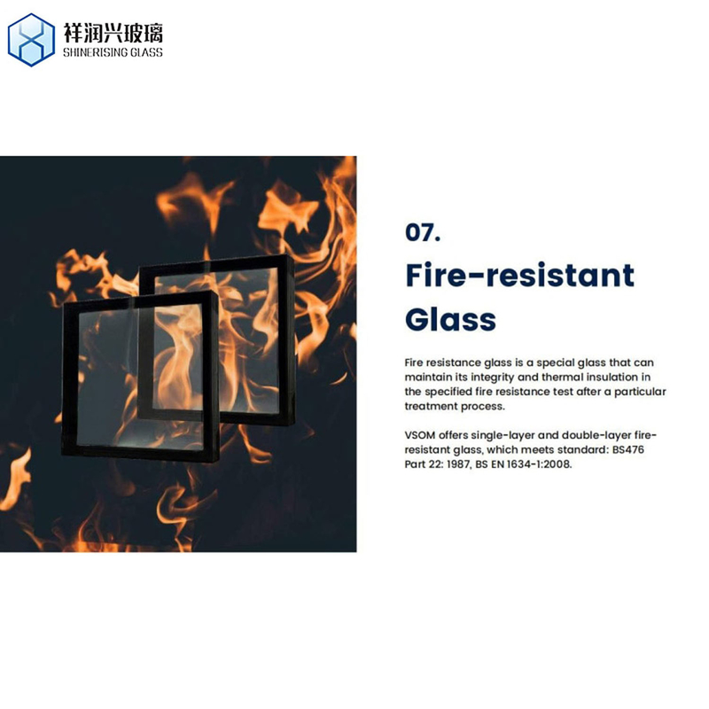 4mm Kamin Tür Wärmebeständig Kamin Keramikglas nach Kundenanforderung