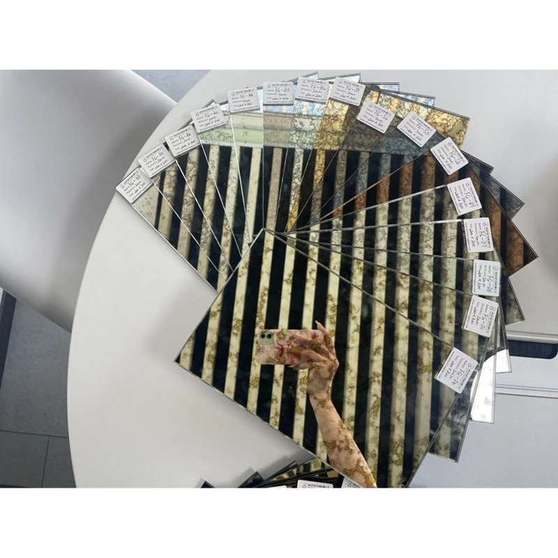 Anforderung für den Anbieter Antike Spiegel Farbiger Spiegel Glas Flachpolierte Kante