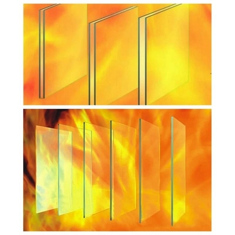 Floatglas feuerfestes Glas Sicherheitsglas 2 mm-12 mm für den Bau von Gebäuden